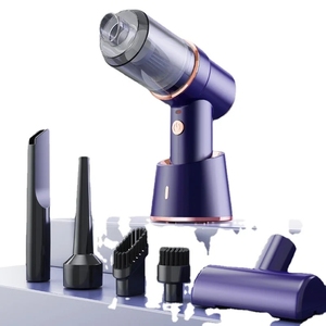 Aspirateur à main sans fil électrique 2 en 1, mini, 50W, rechargeable par USB, portable, soufflage et aspiration pour voiture et maison - Product Image 1