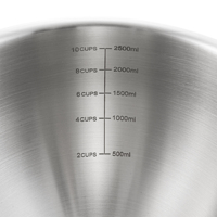 Ensemble de 3 bols à salade écologiques personnalisés pour la cuisine et la pâtisserie, 16/20/24 cm, en acier inoxydable avec couvercle transparent, compatibles lave-vaisselle