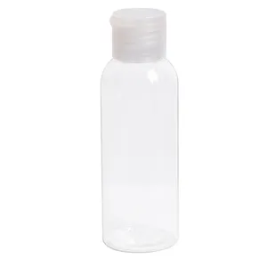 Bouteille de liquide de lavage pour bouteille de lotion pour les mains lavage camp voyage emballage simple 100ml en stock bouchon à rabat bouteille à presser en plastique