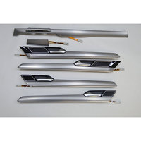 Panneau d'instrumentation argenté métallique, panneau intérieur à quatre portes avec éclairage d'ambiance multicolore, adapté à la VW Passat B8 8.5 Arteon