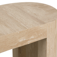 Table console de salon moderne en travertin SHS Nordic Home Decor, meubles de couloir, marbre vert pierre, garantie 1 an