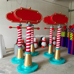 Letrero Navideño de Fibra de Vidrio, Decoración Comercial de Navidad, Adornos Grandes, Figuras Decorativas para Exteriores, Decoración Navideña para <span class=keywords><strong>Pueblos</strong></span> - Product Image 2