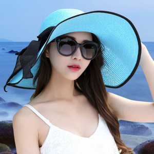 Wholesale Summer Floppy Paper Straw <b>Hat</b> Big Brim Seaside <b>Hat</b> <b>for</b> Women Sun Protection <b>for</b> Outdoor Fishing Travel <b>for</b> Beach - Product Image 3