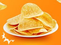 Édition limitée de chips croustillantes magiques en sachet, provenant d'un magasin de gros étranger