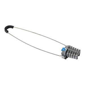 Collier de serrage métallique haute tension pour câble, résistant aux intempéries, pour ligne aérienne, collier de serrage à coin pour câble de descente - Product Image 2