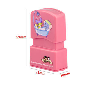 Vêtements en <span class=keywords><strong>textile</strong></span>, <span class=keywords><strong>nom</strong></span> mignon, matériau lavable pour enfants, Animal mignon, jouet, <span class=keywords><strong>tampon</strong></span> de dessin animé - Product Image 5