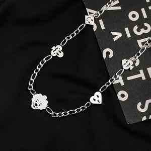 Craft Wolf Original Design Accessoires de mode Poker Face Chain <span class=keywords><strong>Collier</strong></span> en acier inoxydable <span class=keywords><strong>l</strong></span> bijoux USINE accessoires - Product Image 5