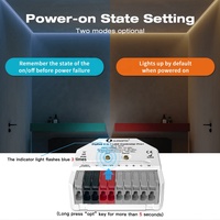 Contrôleur LED Gledopto Alexa GL-C-301P compatible avec la passerelle ZigBee, contrôleur LED intelligent 5 en 1 avec interrupteur poussoir et variateur de luminosité