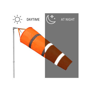 <span class=keywords><strong>2023</strong></span> Directamente de fábrica, guía de velocidad del viento al aire libre de alta calidad, dirección del aeropuerto, manga de viento reflectante a rayas personalizada - Product Image 6