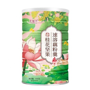 Granuli di Frutta Istantanei con Amido di Radice di Loto, Sostituto del Pasto Trendy, Nutrizione Saziente, Stile Identico, Lattina da 500g - Product Image 1