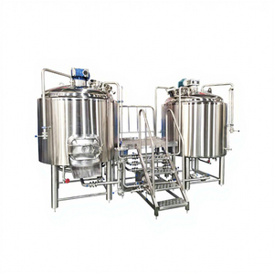 อุปกรณ์ต้มเบียร์ <span class=keywords><strong>Supermax</strong></span> Micro Brewery ขนาด 100L-5000L พร้อมปั๊ม มอเตอร์ วัสดุ SUS304 ระบบควบคุม PLC รับประกัน 5 ปี - Product Image 1