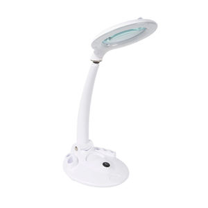 Loupe de bureau LED SAA en gros avec support d'outils intégré et couvercle rabattable pour soins personnels - Product Image 3
