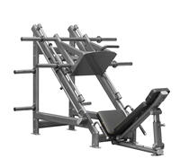 YG-ES021 Équipement de fitness professionnel en acier pour la musculation, machine à squat linéaire à 45 degrés et presse à jambes à charge par plaques