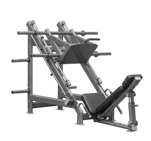 YG-ES021 Équipement de fitness professionnel en acier pour la musculation, machine à squat linéaire à 45 degrés et presse à jambes à charge par plaques - Product Image 1