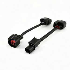 2-weg brandstofinjectoradapter voor EV6 US CAR naar Honda Plug and Play bedradingskabelboom - Product Image 4
