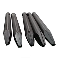 Outils de démolition hydrauliques OEM/ODM pour excavatrice, burins de 45mm/53mm/60mm/68mm/75mm/85mm/100mm pour marteau de démolition avec moteur