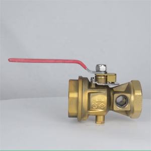 अग्नि सुरक्षा परीक्षण और नाली वाल्व 1 "1 1/4" 2 "2" जाली पीतल के दबाव गेज आउटलेट के लिए टैप किया गया - Product Image 2