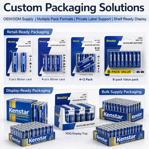 סוללות יבשות AM3 אולטרה 2600 מיליאמפר/שעה אלקליין 1.5V LR6 AA סוללות OEM ODM סיטונאי בכמויות גדולות מהמפעל - Product Image 3