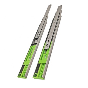 3 veces de extensión completa de cerca de Cojinete de bolas cajón de diapositivas 45Mm canal telescópico de <span class=keywords><strong>cierre</strong></span> <span class=keywords><strong>suave</strong></span> rodamiento de <span class=keywords><strong>corredera</strong></span> - Product Image 2
