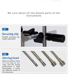 เครื่องผสมครีมแบบดิจิตอลแรงเฉือนสูงสำหรับห้องปฏิบัติการ IKEME โรเตอร์สเตเตอร์โฮโมจีไนเซอร์ เครื่องกระจายสารในห้องปฏิบัติการ เครื่องผสมอิมัลชันโฮโมจีไนเซอร์ - Product Image 5