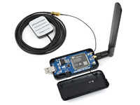 SIM7600G-H Dongle 4G Waveshare para Raspberry Pi, Placa de Desarrollo LTE GNSS, Posicionamiento de Banda Global, Ranura Nano SIM A41