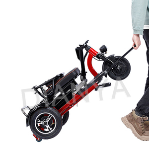Triciclo Eléctrico Plegable para Adultos, Motocicleta para Personas Mayores, Scooter de Movilidad para Discapacitados, Triciclo de Tres Ruedas - Product Image 5