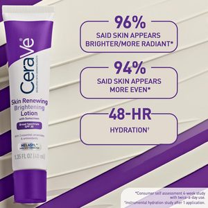 Lotion éclaircissante 100% régénérante pour la peau SPF 30 avec niacinamide et mélasyl pour tous types de peau 1,35 fl oz - Product Image 1
