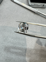 Stok Asscher Kesim IGI CVD/HTPT Elmas 1CT-5CT Yüksek Kalite Laboratuvarda Yetiştirilmiş Elmaslar Çoklu Boyutlar /IGI Sertifikalı Mücevher Renk D