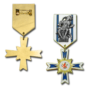 Badges en époxy au design rigide et souple, épingles de revers en laiton émaillé - Product Image 1