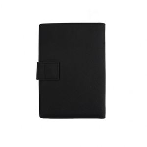 Personalized Leather Notebook Folder Passport <b>Holder</b> <b>Wallet</b> With Zipper Snap Closure - Product Image 3