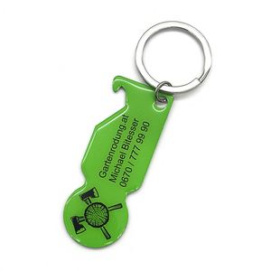 Porte-clés chariot de courses écologique, outil de courses réutilisable au design compact pour un rangement facile - Product Image 1