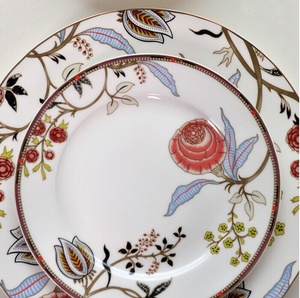 Hotel Restaurant Model Room Set Table Bone China Tableware Dinner Plate Ceramic Steak Plate Coffee suit Pastry Plate <b>Tea</b> Set - Product Image 3