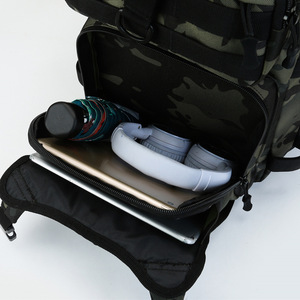 Luya Men's Dual-Use Tactical <b>Backpack</b> Large Capacity Multi-Functional for Outdoor Travel Mountaineering Cycling Fishing <b>Backpack</b> - Product Image 4