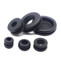 Kit d'assortiment de 125 œillets en caoutchouc ZM, œillets ronds double face, bouchons de trous solides