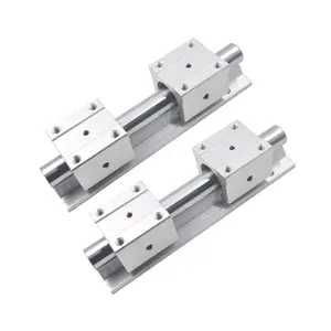 SBR Linear Rail Guide SBR12-1000mm Linear Guideway Bearing Block Square Slide Shaft Rod for CNC Machines