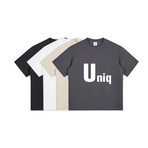 Camiseta de Algodón para Hombre, Diseño Orgánico, Material UNIQ, Logotipo Personalizado, Talla Grande, Marca <span class=keywords><strong>U</strong></span>, Venta al Por Mayor de Fábrica - Product Image 1