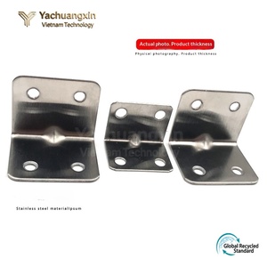 Charnière plate en acier inoxydable zingué pour l'ameublement - Product Image 4