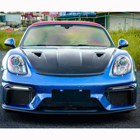 Convient pour 2012-2016 Porsche 718 981 Upgraded GT4 Style High Quality PP Carbon Fiber Body Kit