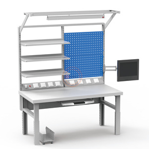 Table à outils industrielle Banc d'<span class=keywords><strong>atelier</strong></span> avec puissance <span class=keywords><strong>Mobilier</strong></span> <span class=keywords><strong>industriel</strong></span> - Product Image 3