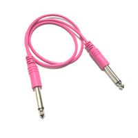 Câble audio jack mâle 6.35mm à 6.35mm Mono pour Microphone, guitare électrique