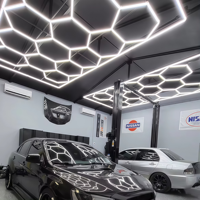 Luces LED Hexagonales KCX para Garaje, Luz de Panal para Estación de Trabajo, Iluminación LED para Sala de Exhibición y Oficina