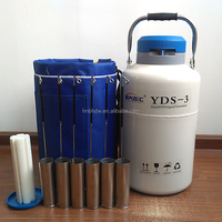 Stockage chimique sperme thermique stockage biologique vaccins échantillons yds conteneurs d'azote liquide petit calibre congélateur cylindrique