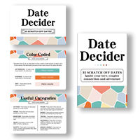 Jeu de cadeau pour couple Carte à gratter romantique Carte à gratter personnalisée Date Night Cartes à gratter pour couple