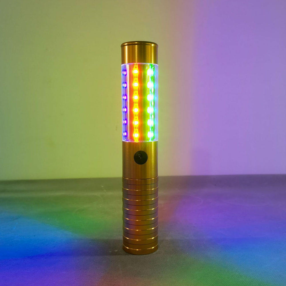 23 cm - Alliage d'aluminium - Sept couleurs (changement de couleur)