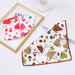 Paño de cocina de microfibra de doble cara absorbente con diseño impreso para limpiar ollas y sartenes - Product Image 2