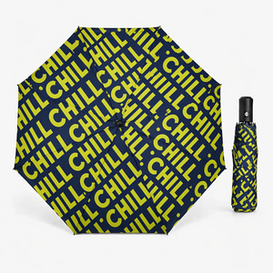 <span class=keywords><strong>Parapluie</strong></span> <span class=keywords><strong>automatique</strong></span> pliable à 8 baleines renforcées, résistant au vent, avec revêtement anti-UV en colle noire interne et impression couleur - Product Image 1