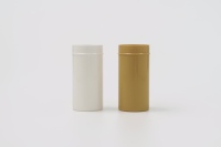 Tube en plastique pour comprimés effervescents, capacité de 7 comprimés, blanc, en PP, flacon pour pilules de vitamines, conteneur pour bonbons avec bouchon à clapet, étiquette personnalisée