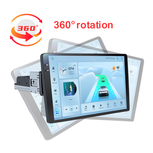 Autoradio universel 9,5'' 10,36'' 360 °   Autoradio Android avec écran rotatif détachable, <span class=keywords><strong>navigation</strong></span> GPS, Carplay, WIFI, DSP, FM, BT, DVR - Product Image 3