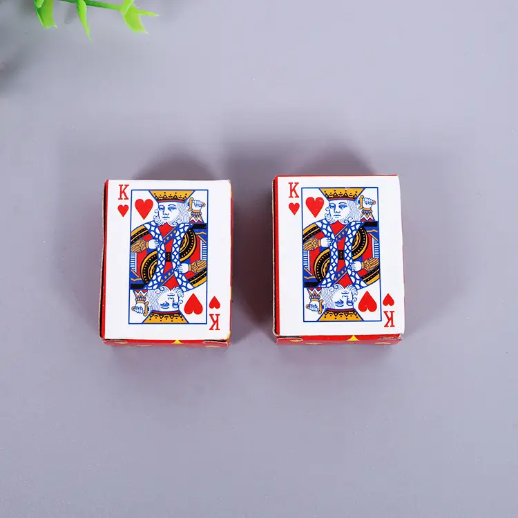 Mini jeux de cartes en papier pour enfants, vente en gros