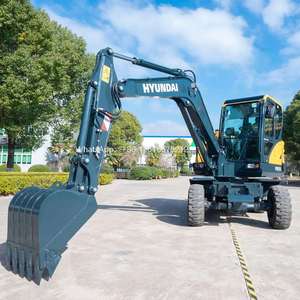 Hyundai Hx60 6 Ton Mini Excavator Factory Selling Rubber <b>Track</b> Crawler with Yanmar Engine <b>Pump</b> Motor Gearbox PLC Core Components - Product Image 2
